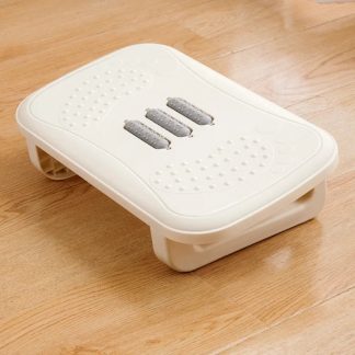 Footrest with Massage Rollers – Ergonomic Foot Stool for Work & Home